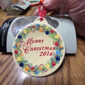 Merry Christmas 2016 Ornament